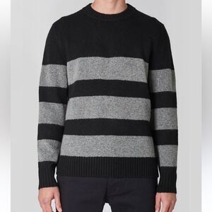 Neuw Smith Stripe Knit in Black Stripe sweater Size XL men’s